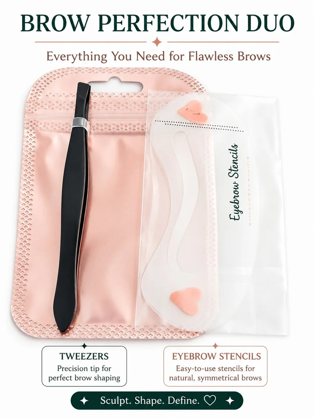 Makeup Brush and Sponge Set - Assorted Colors -